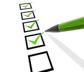 checklist stock photo